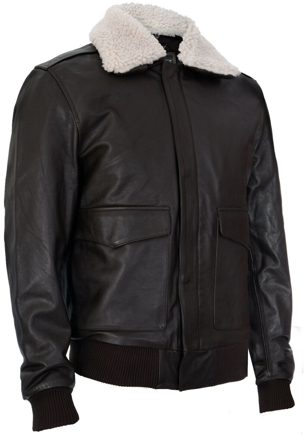 Mens Air Force A2 Cowhide Bomber Jacket-Montreal