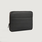 The Baxter Grey Leather Laptop Sleeve