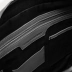 The Captain Grey Leather Briefcase