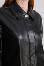 Pimlico Leather Trench Coat