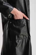Pimlico Leather Trench Coat