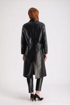 Pimlico Leather Trench Coat