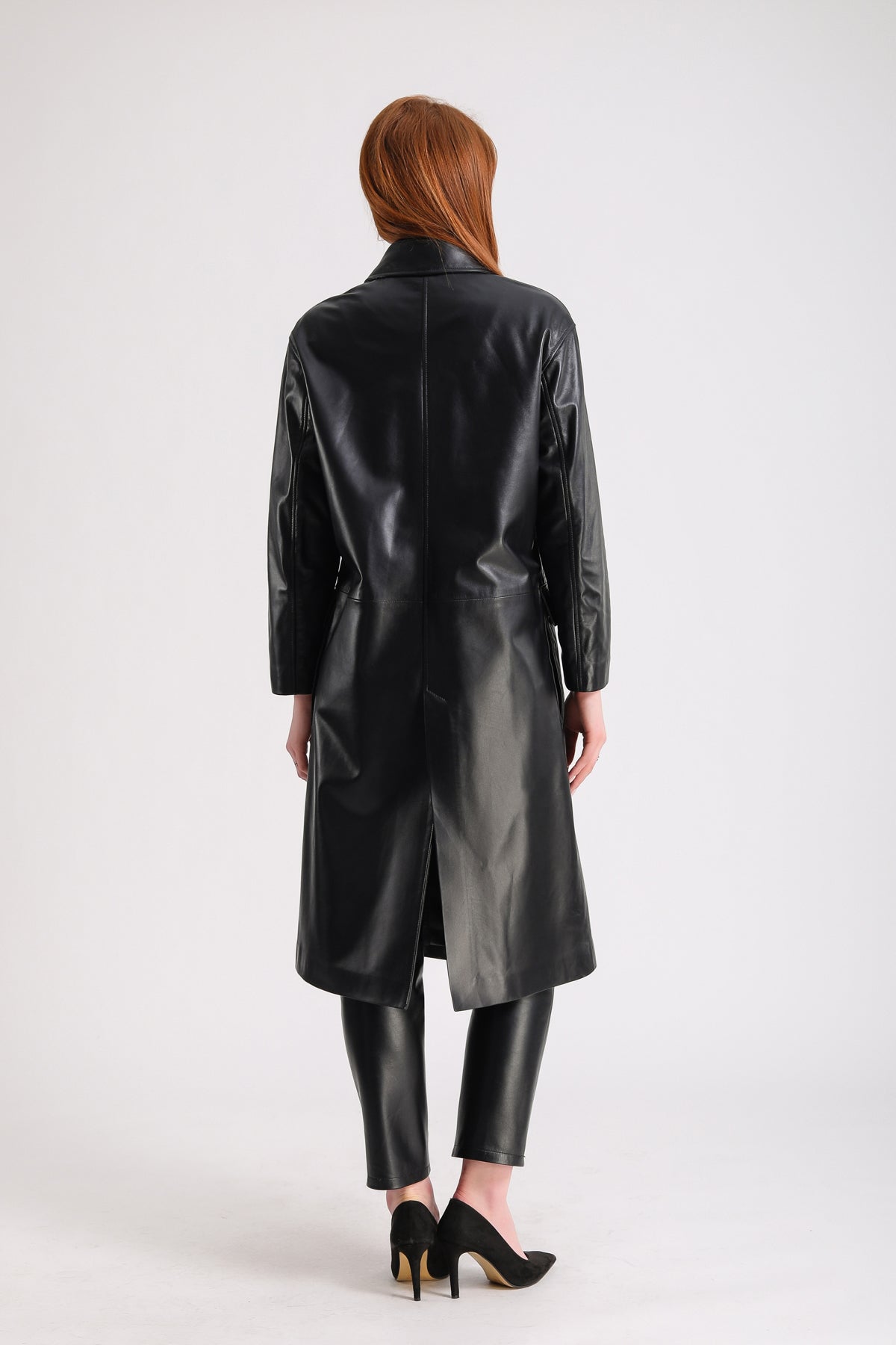 Pimlico Leather Trench Coat