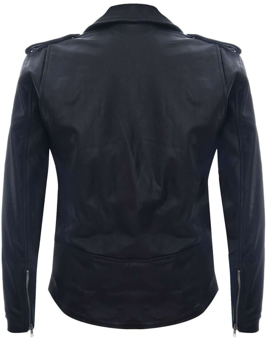 Mens Cow-Hide Black Brando Jacket -Venice