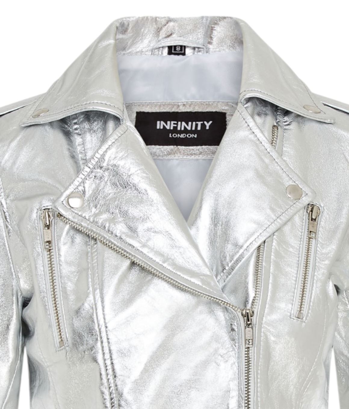 Womens Leather Vintage Brando Biker Jacket-Orlando