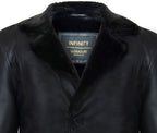 Mens Reefer Leather Jacket - Tadcaster