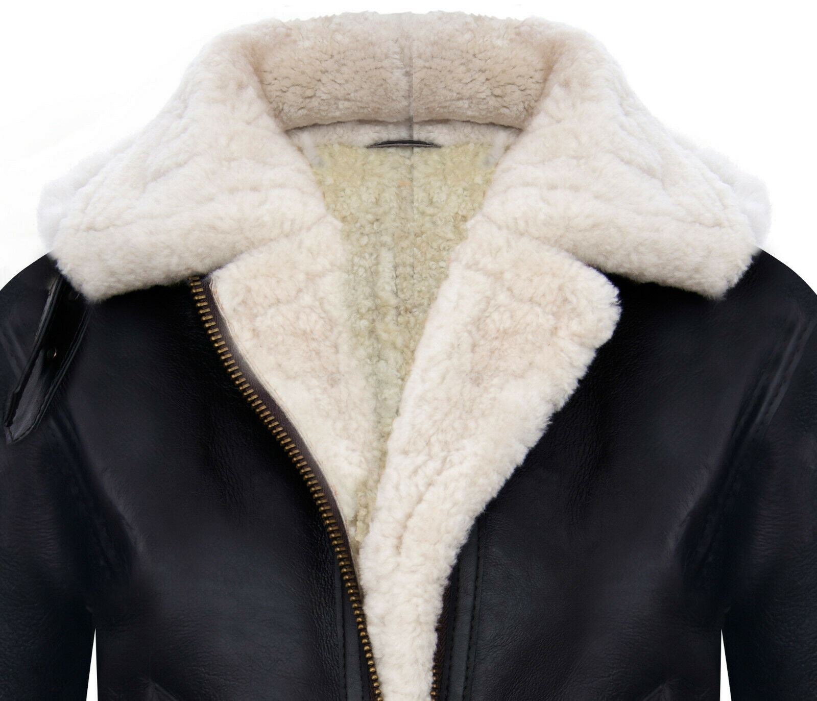 Womens Hooded Sheepskin Flying Leather Jacket-Palermo