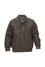 Mens Classic Harrington Bomber Leather Jacket-Minsk