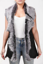 Women's Toscana Sheepskin Long Gilet-Sorocaba