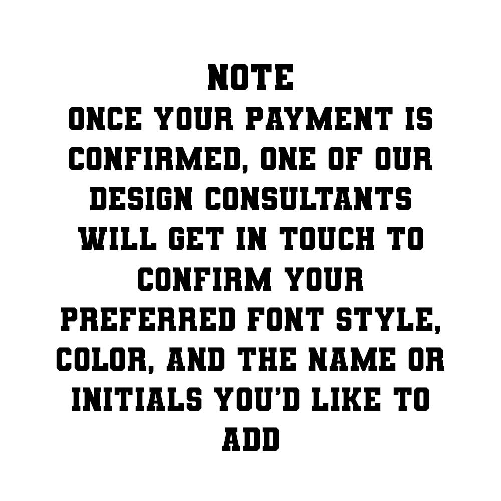 Personalized Bi-Fold Wallet With Name/Initials Engraving - Add On