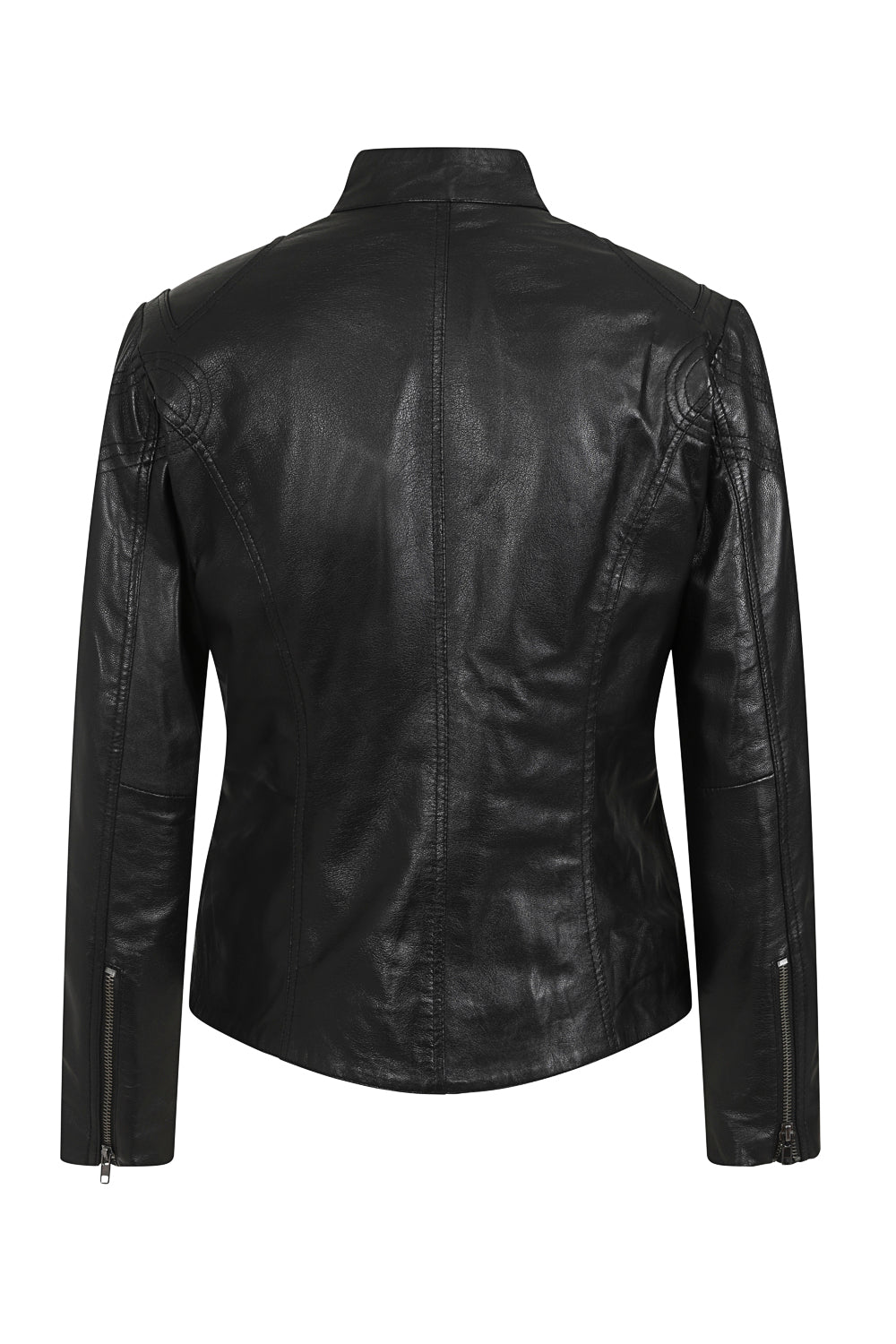 CHLOE Women's Black Leather Biker Jacket - Lamb Nappa Premium