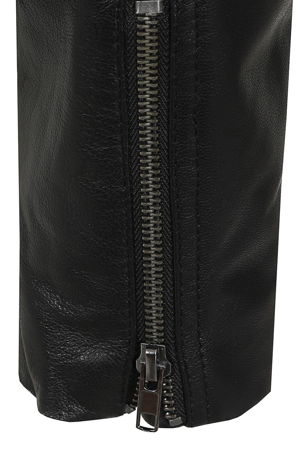 CHLOE Women's Black Leather Biker Jacket - Lamb Nappa Premium