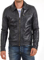 Leather Men's Genuine Lambskin Leather Jacket