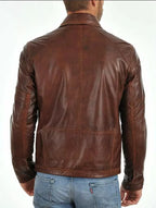 Scully Western Jacket Mens Zip Front Weaved Contrast Stitch
