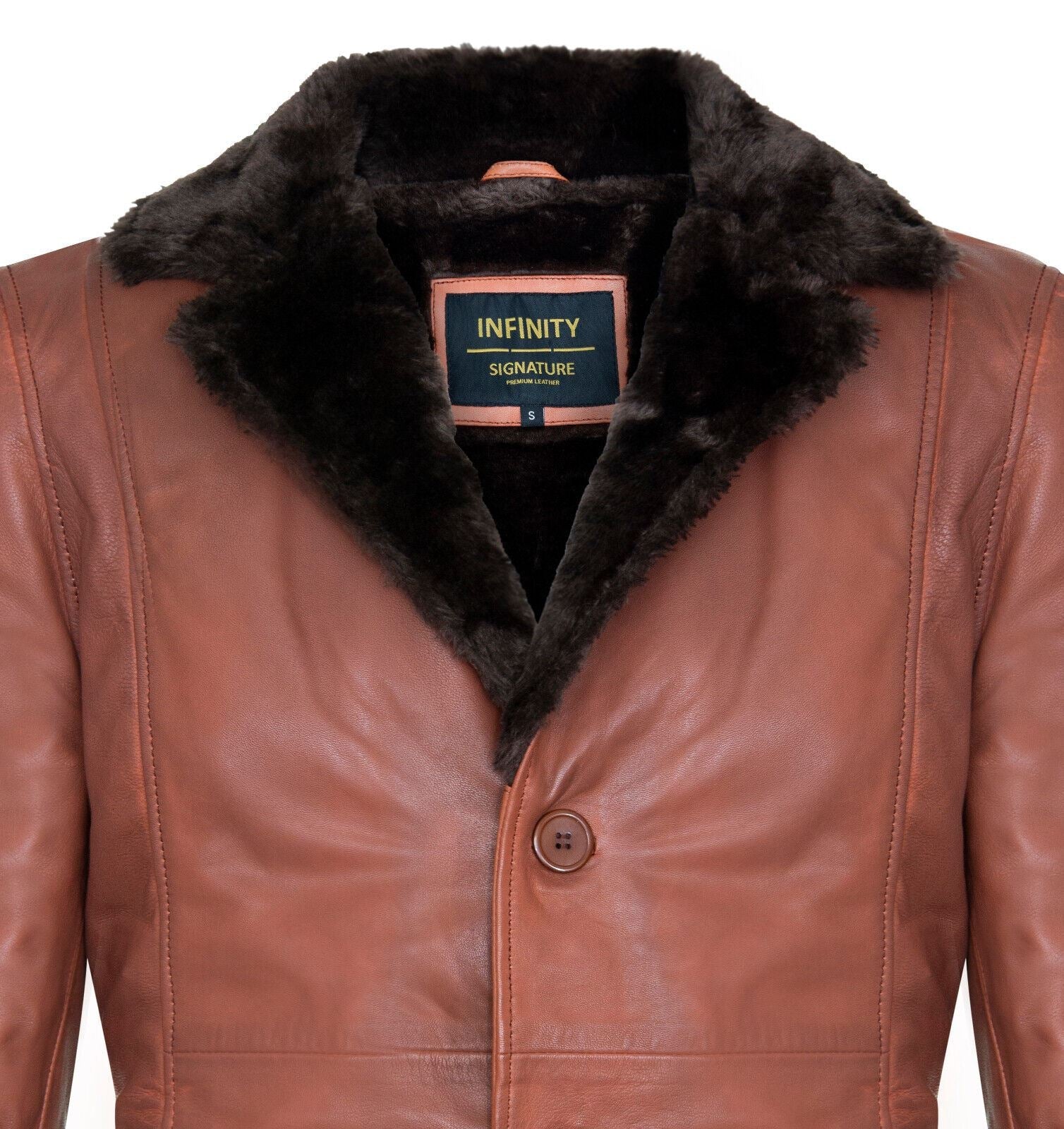 Men's Reefer Leather Blazer Jacket`- Pablo