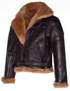 Womens RAF Sheepskin Flying Jacket-Albany