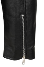 FONZY Classic Calf Leather Biker Jacket - Black Genuine Leather