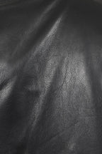 FONZY Classic Calf Leather Biker Jacket - Black Genuine Leather