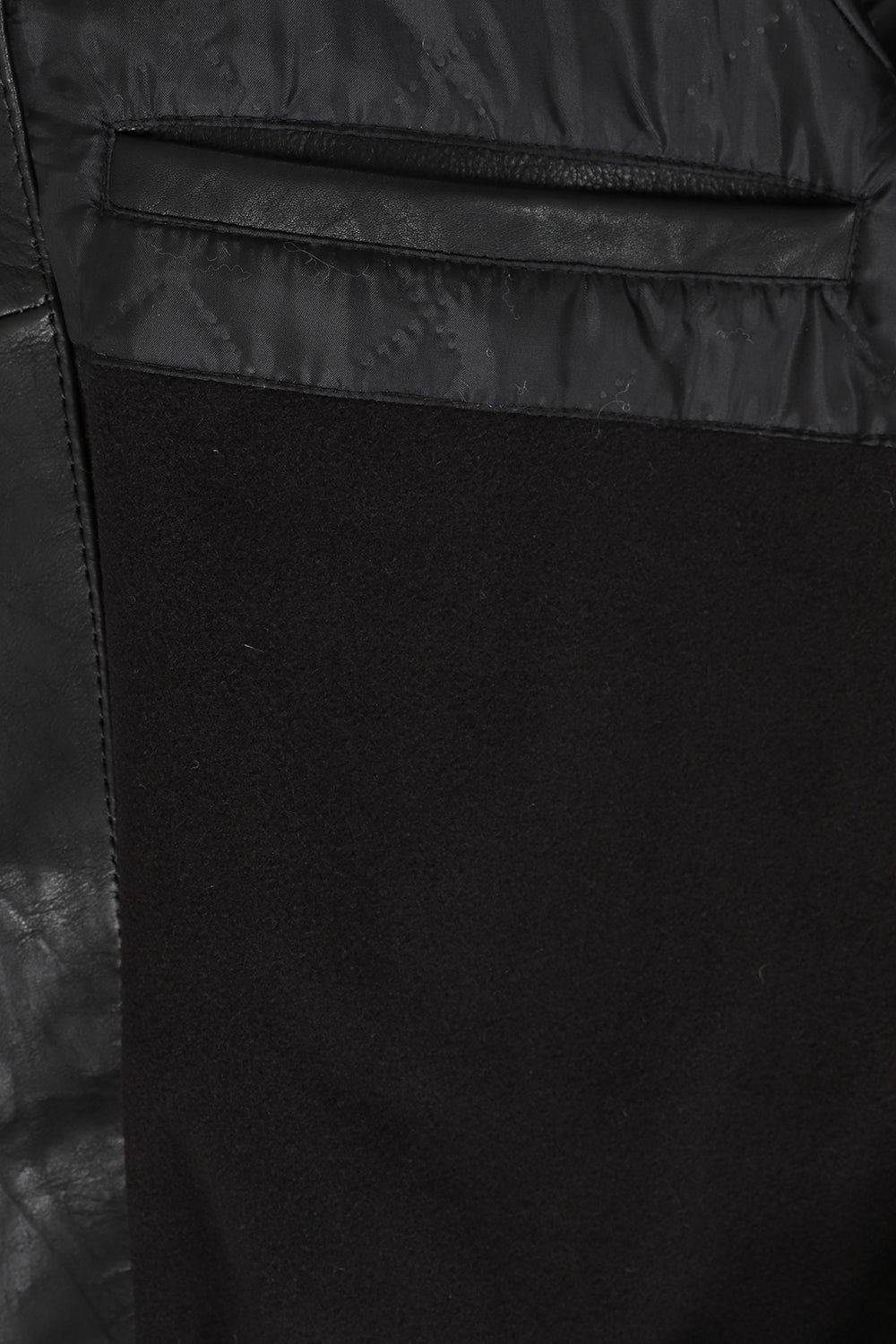 Men's Genuine Cowhide Pilot Leather Jacket - Black with Fur Collar