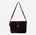 Unisex Hair on Hide Leather Crossbody Satchel Bags
