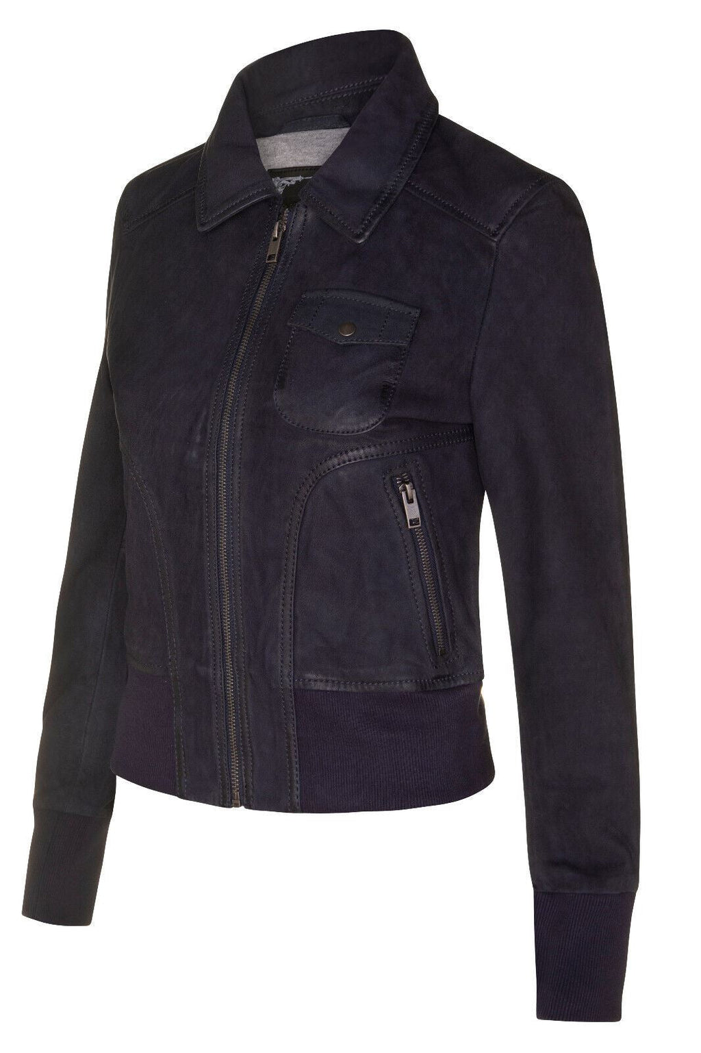 Womens  MA-1 Varsity Bomber Jacket-Modbury