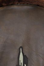 TOMMY Genuine Leather Pilot Jacket - Detachable Fur Collar