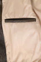 TOMMY Genuine Leather Pilot Jacket - Detachable Fur Collar