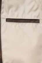 TOMMY Genuine Leather Pilot Jacket - Detachable Fur Collar