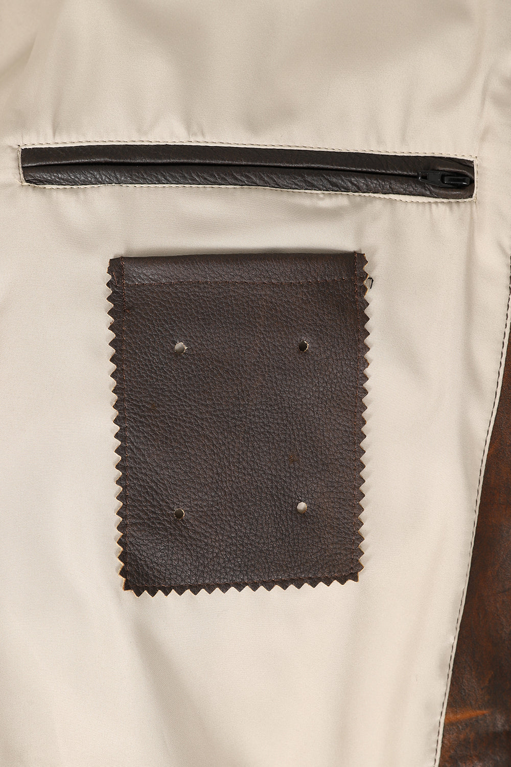 TOMMY Genuine Leather Pilot Jacket - Detachable Fur Collar