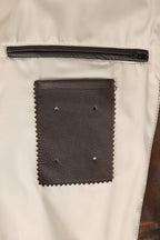 TOMMY Genuine Leather Pilot Jacket - Detachable Fur Collar