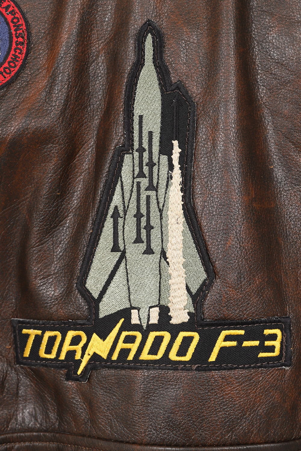 TOMMY Genuine Leather Pilot Jacket - Detachable Fur Collar