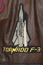 TOMMY Genuine Leather Pilot Jacket - Detachable Fur Collar