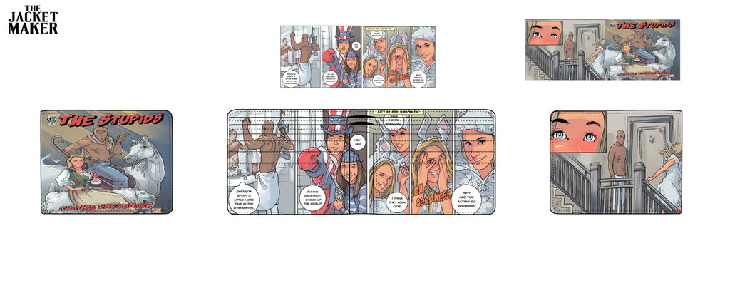 Custom Bronwyn Warzeniak Leather Wallets x 4