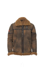 Mens Antique B3 Sheepskin Flying Jacket-Alameda