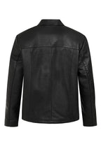 ANDREW Men's Premium Lamb Nappa Leather Jacket - Black Classic