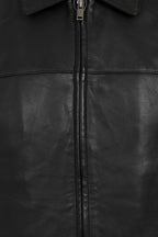 ANDREW Men's Premium Lamb Nappa Leather Jacket - Black Classic