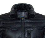 Men's Leather Quilted Biker Jacket - Guayaquil
