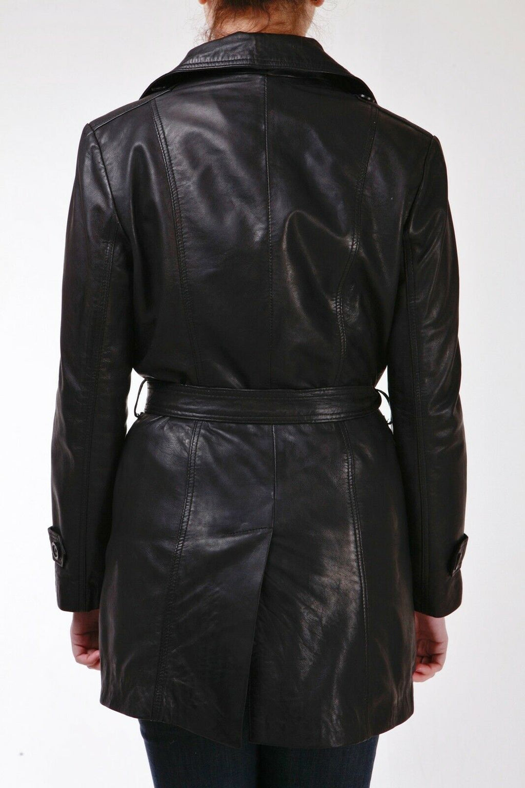 Womens 3/4 Length Trench Coat-Ranchi