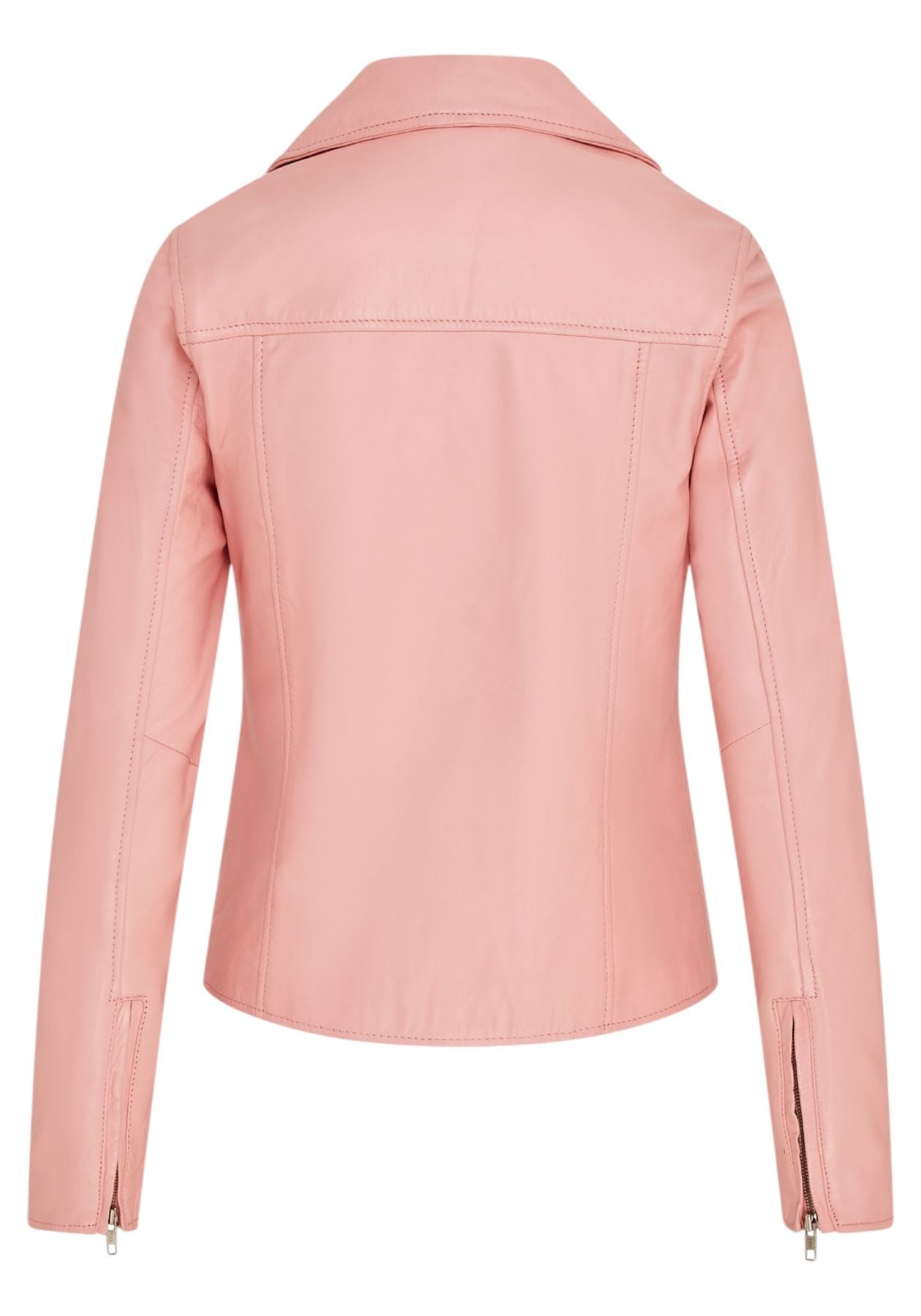 Women's Classic Brando Biker Leather Jacket - Broome