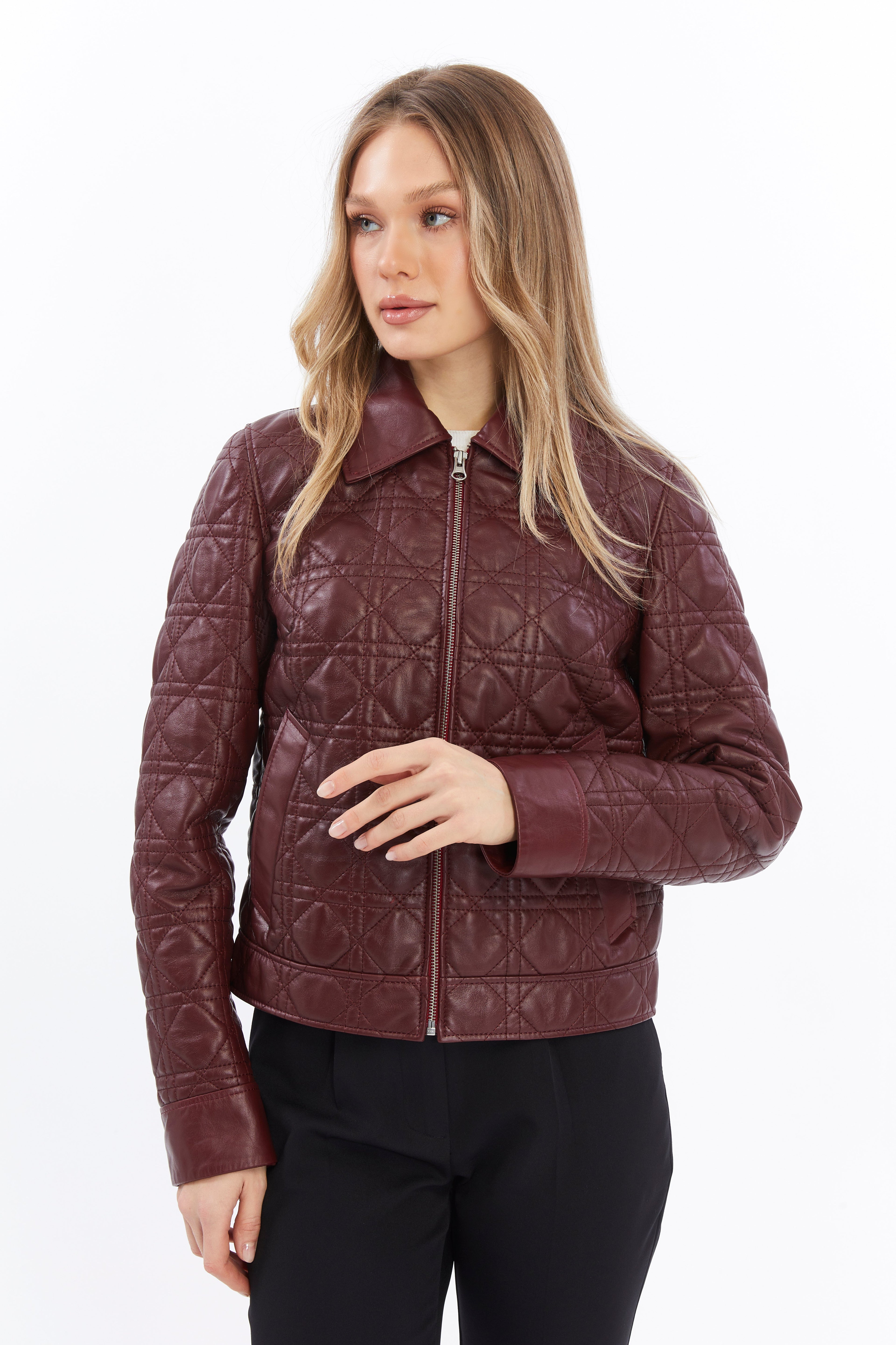 Chloe Quilted Leather Jacket
