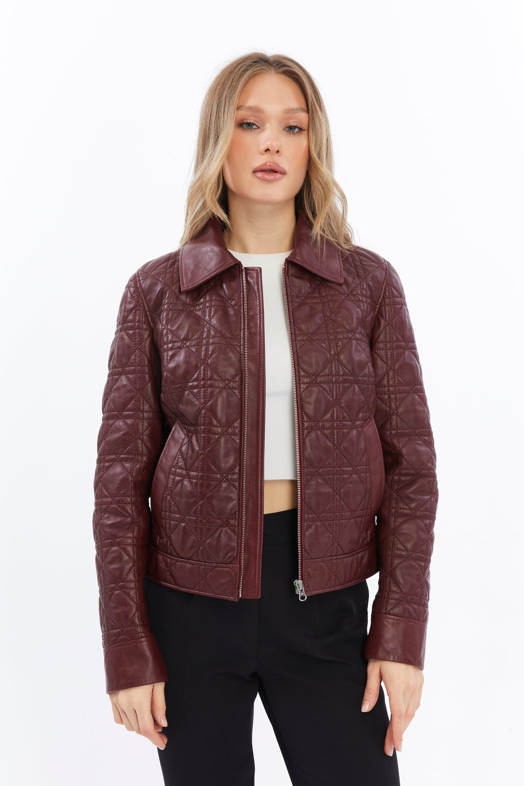 Chloe Quilted Leather Jacket