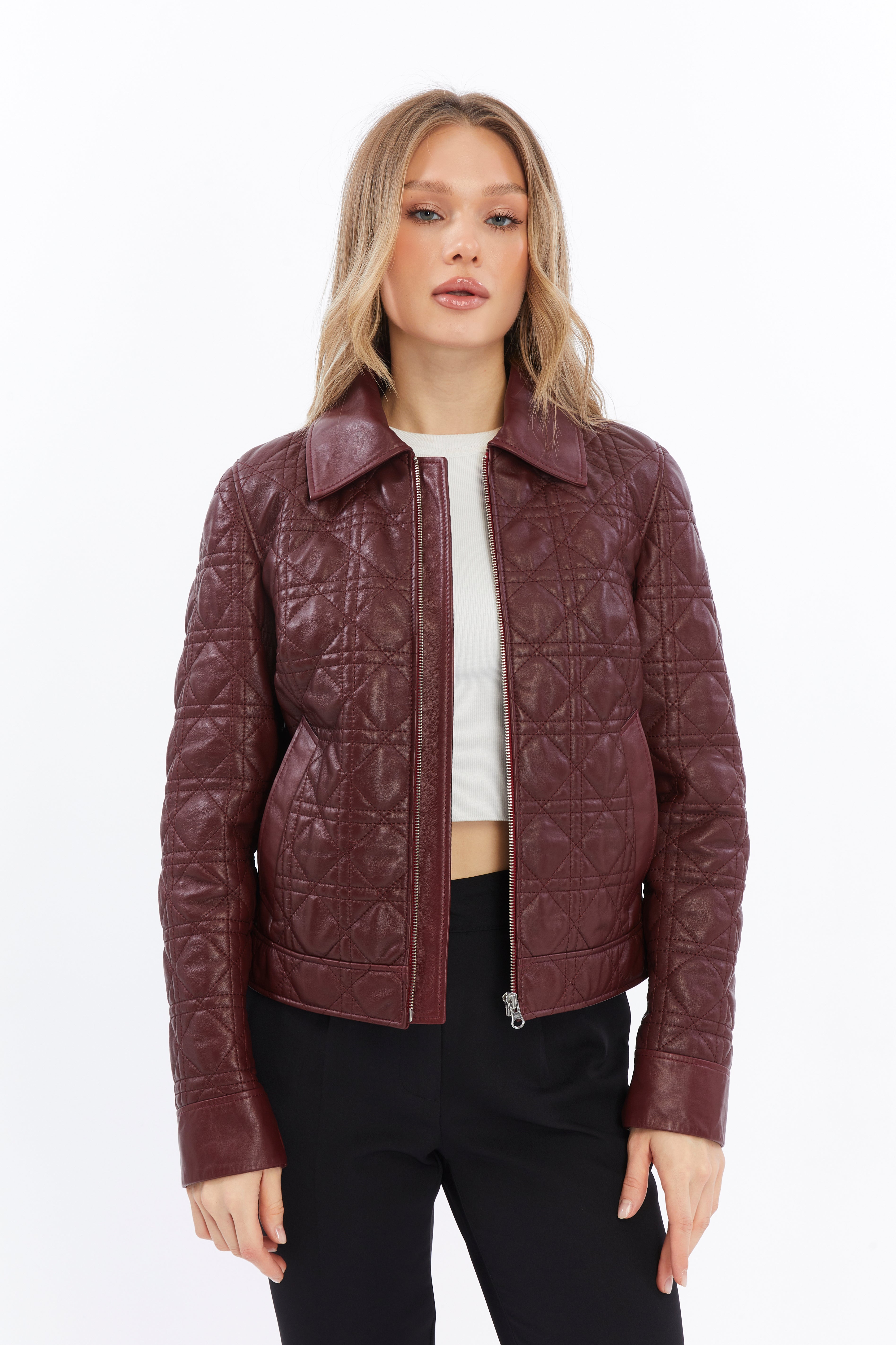 Chloe Quilted Leather Jacket