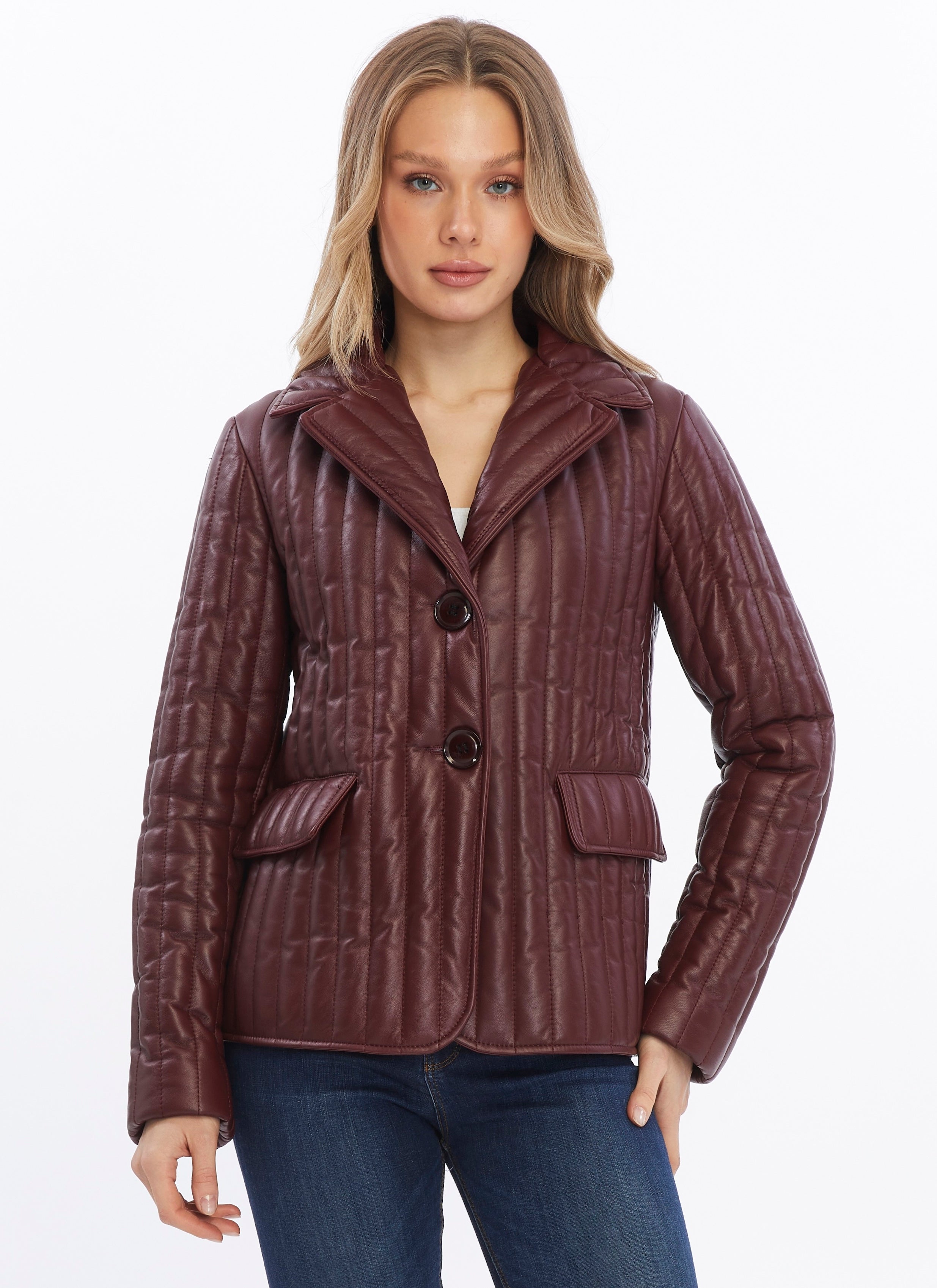 Tabitha Leather Coat