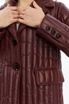 Tabitha Leather Coat