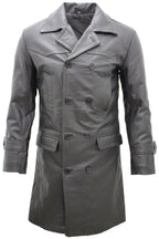 Mens Cowhide Leather Peacoat-Dortmund