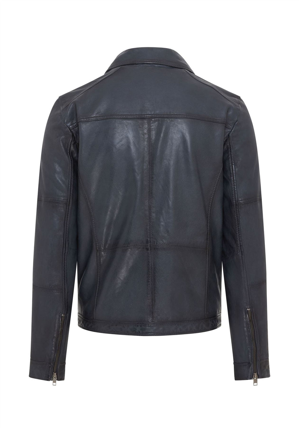 Mens Classic Leather Biker Jacket - Bettles