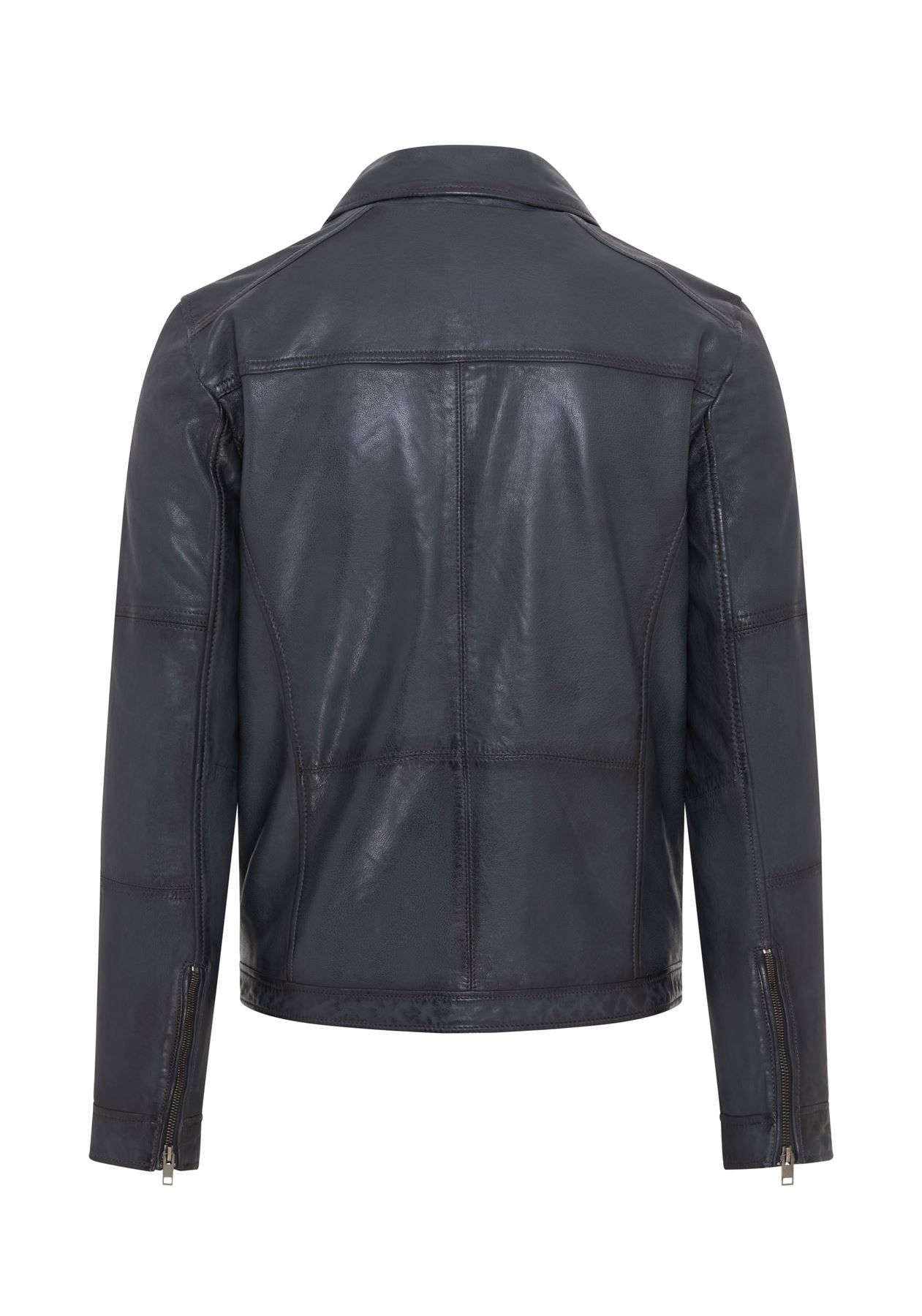 Mens Classic Leather Biker Jacket - Bettles