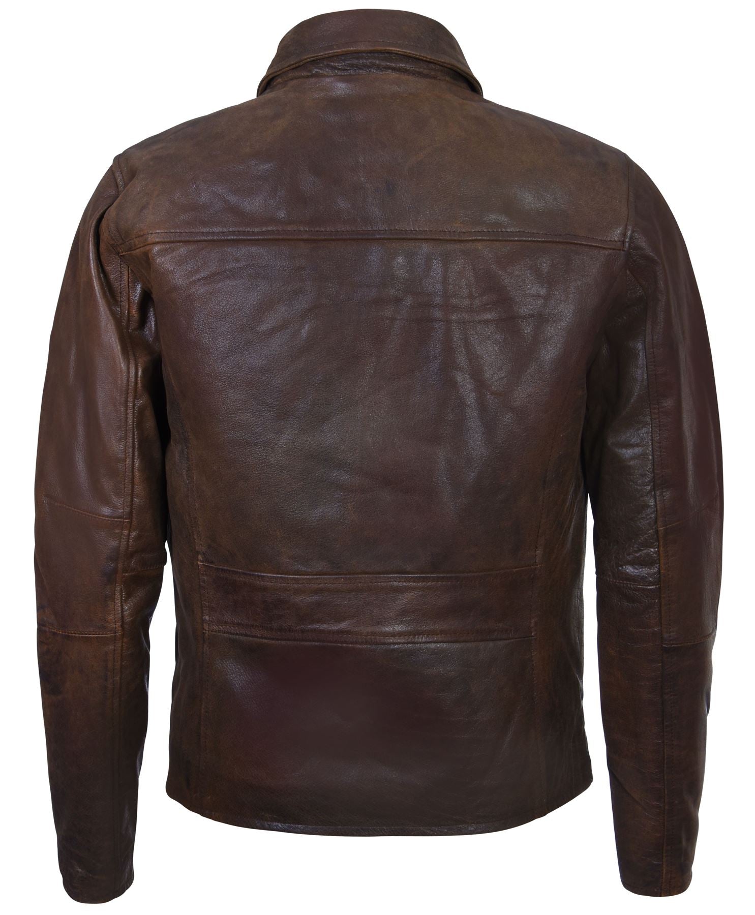 Men's Harrington Cow Hide Leather Jacket-Lima