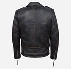 Stylish Motorcycle Leather Jacket-Mens Handmade Real Distressed Biker Leather Jacket-Mens Leather Jacket-Leather Jacket Men-Gift For Him