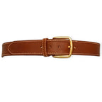Leather Casual Belt - Double Stitched 40mm Wide